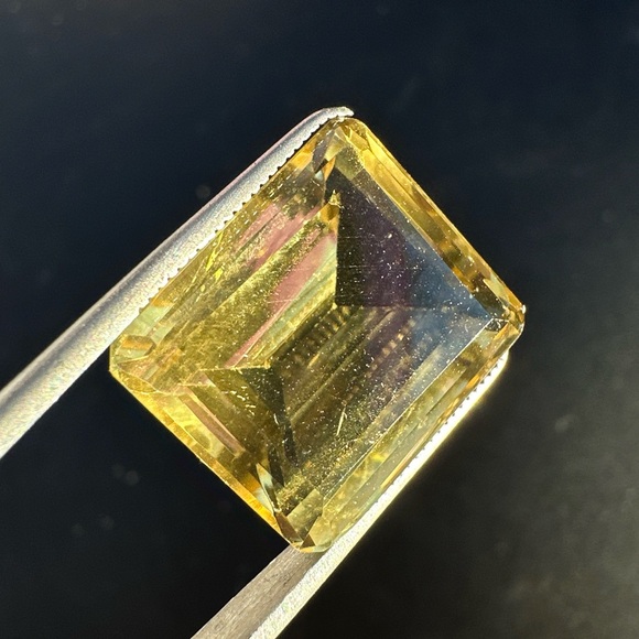 18.08 Crt Natural Lemon Quartz Faceted Gemstone - Picture 13 of 17